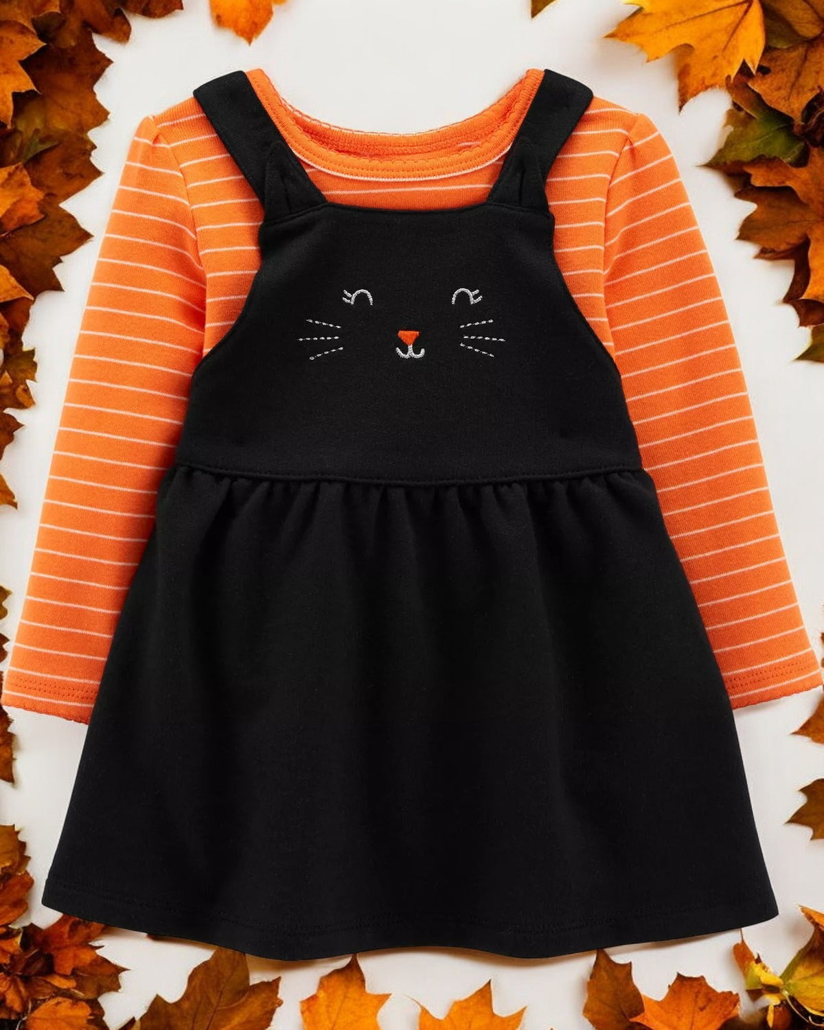 Carter's Halloween Kitty Dress Set