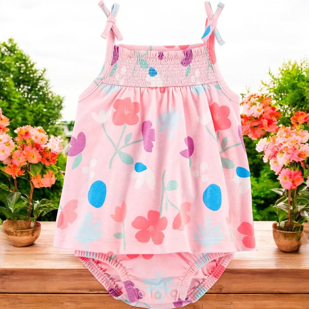 Carter's Girls Summer Floral Romper