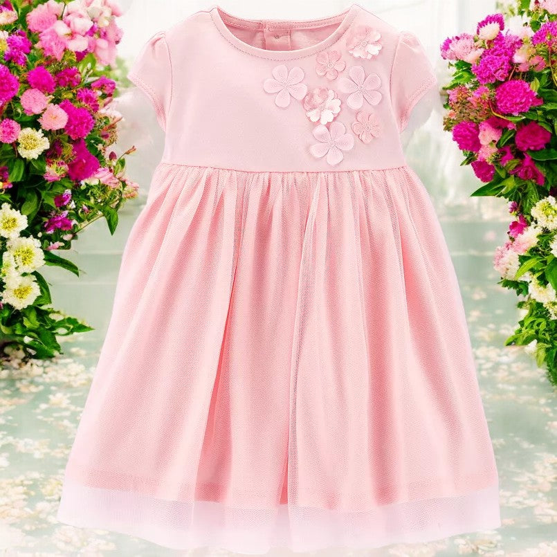 Carter's Girls Pink Floral Two Piece Dress Set