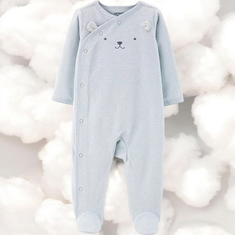 Carter's Boys French Terry Mouse One Piece Pajama