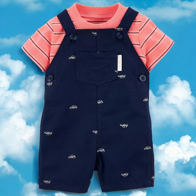 Carter's Boys "Little Guy" Two Piece Overalls