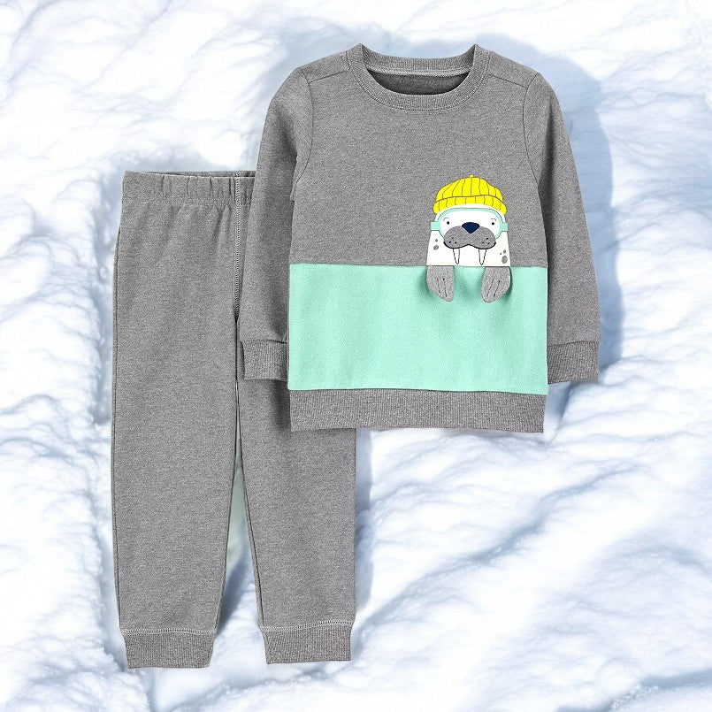 Carter's Walrus Two Piece Sweatshirt Set