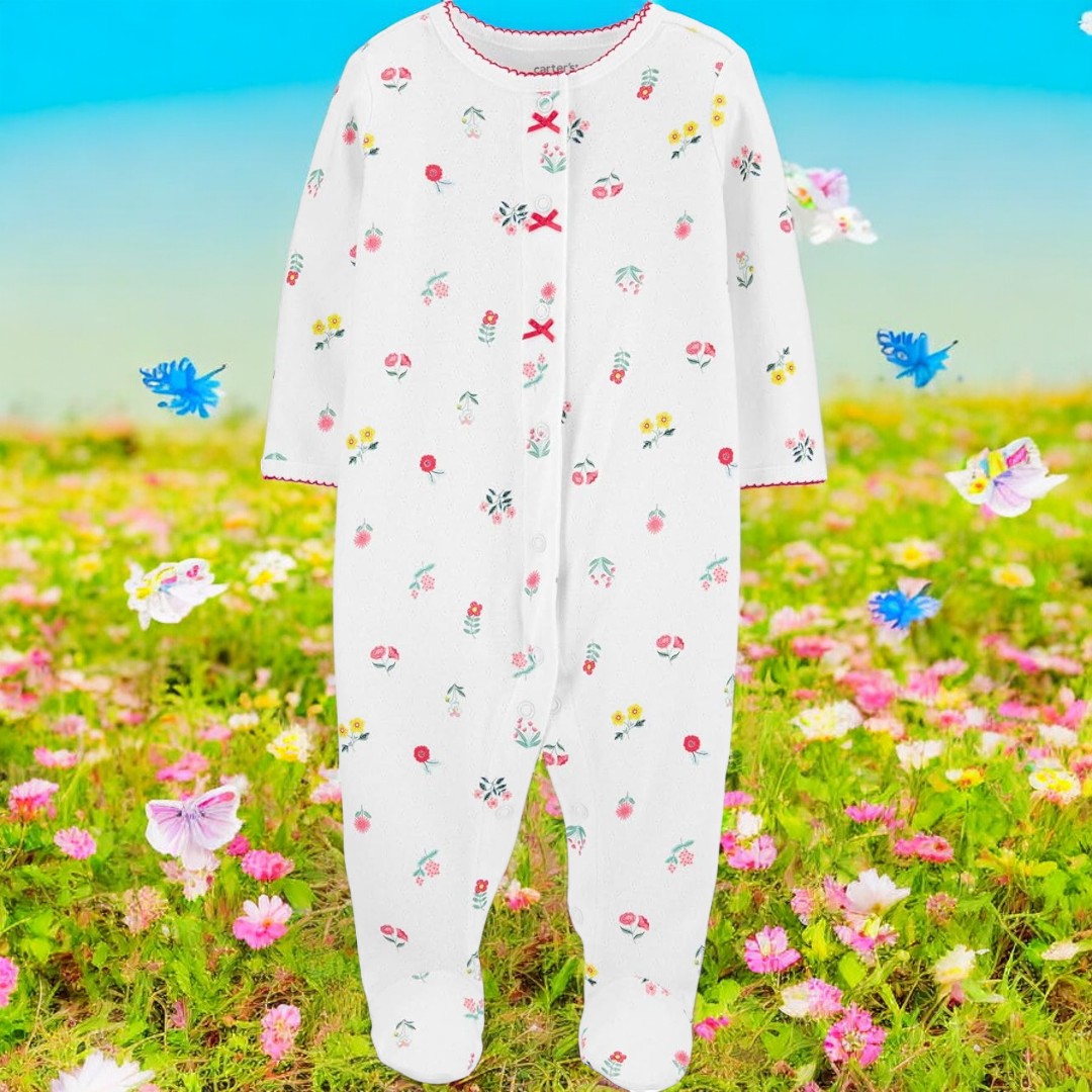 Carter's Flowers One Piece Pajama