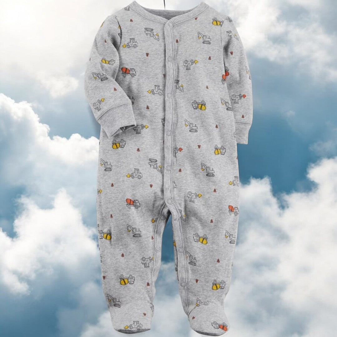 Carter's Thermal Construction Truck Pajama