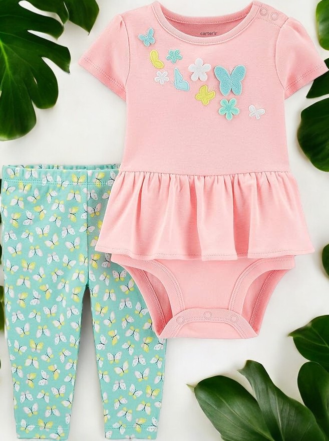 Carter's Two Piece Butterfly Set