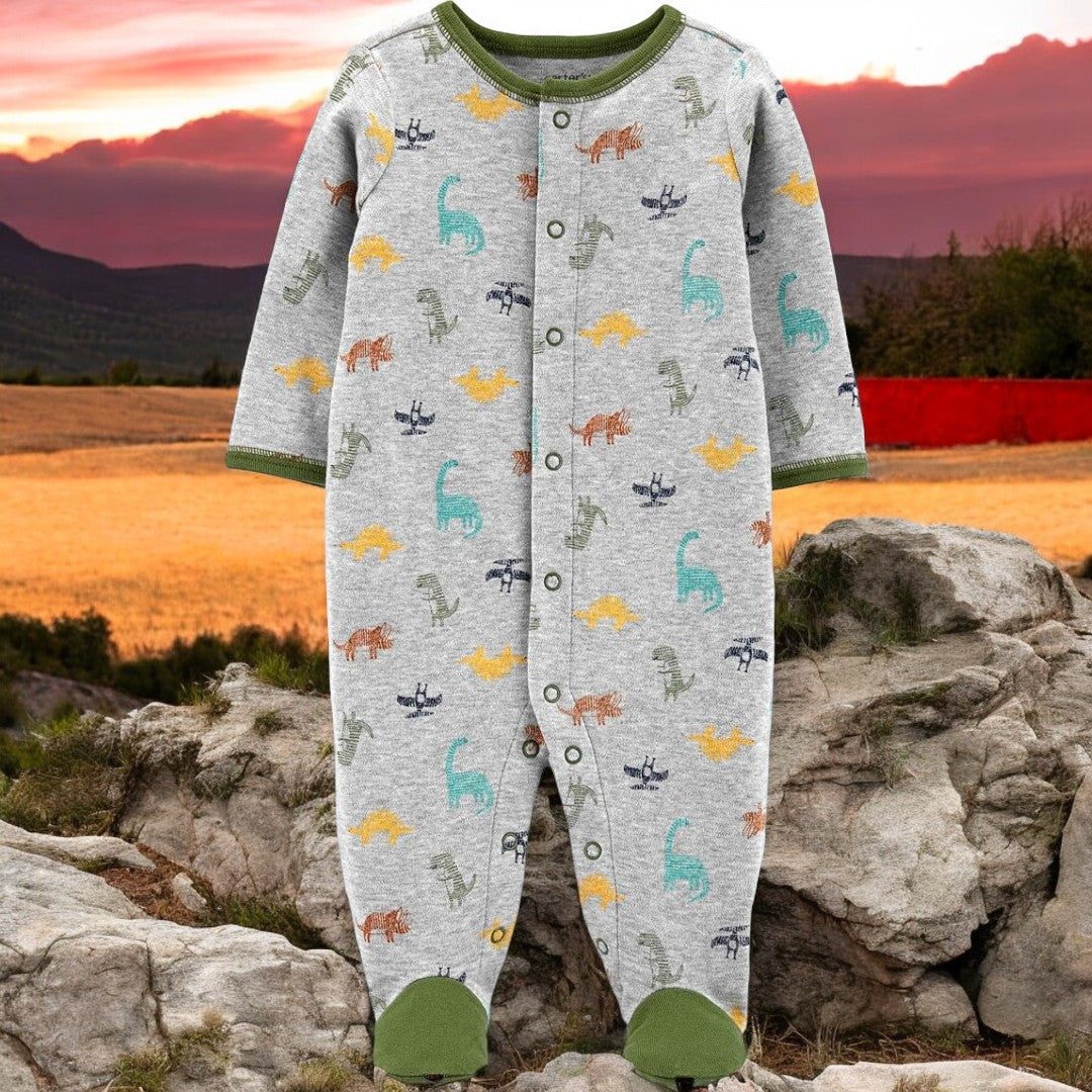 Carter's Dinosaur One Piece Footed Pajama