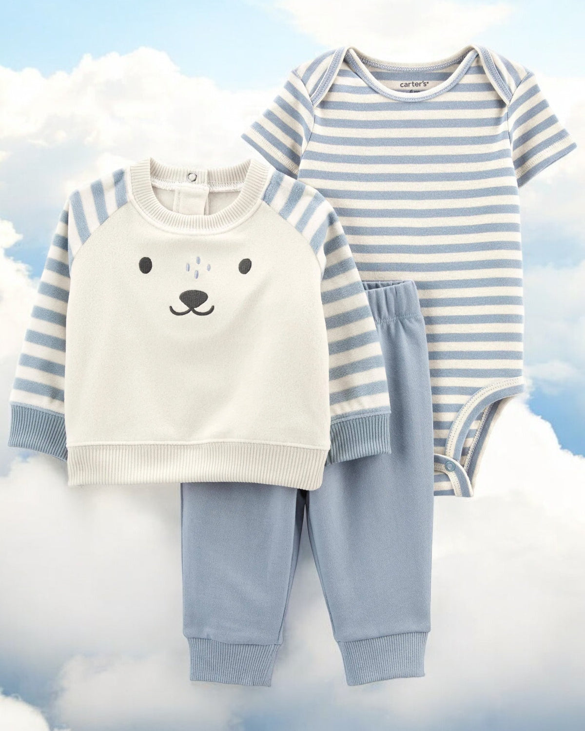 Carter's Teddy Bear Three Piece Set