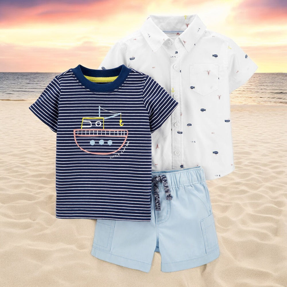 Carter's Little Captain Three Piece Set