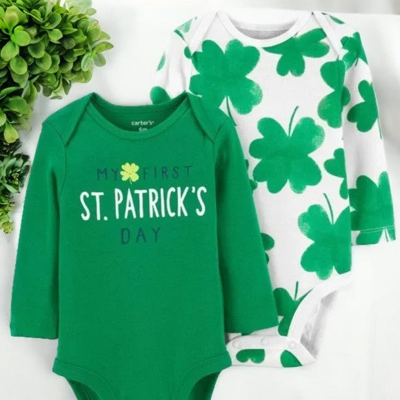 Carter's My First St. Patricks Day Bodysuit Set