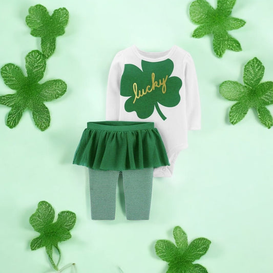 Carter's "Lucky" Two Piece St Patrick's Day Set