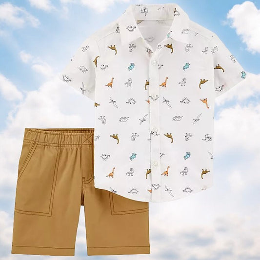 Carter's Dino Two Piece Short Set