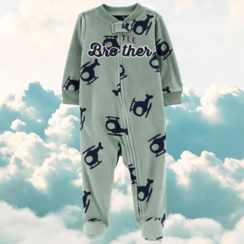 Carter's Little Brother One Piece Fleece Pajama