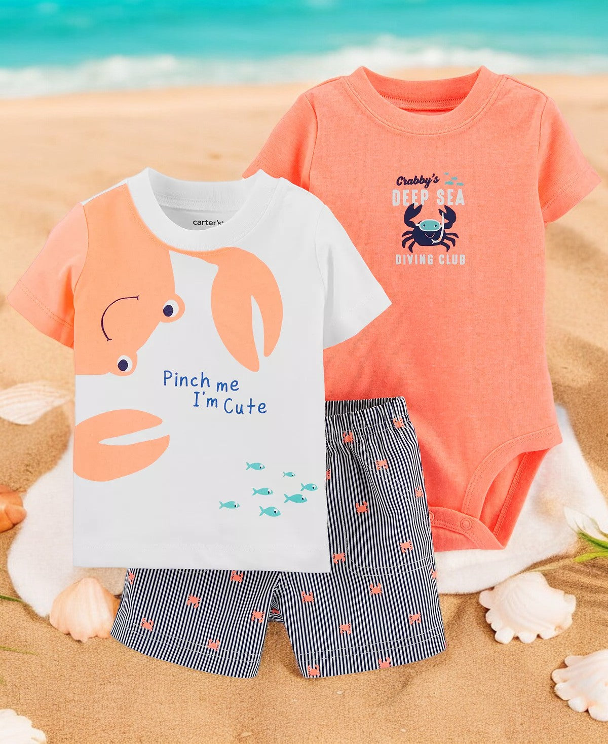 Carter's "Pinch Me I'm Cute" Three Piece Set