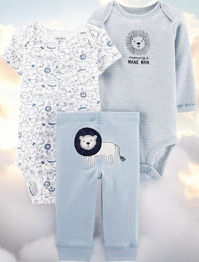 Carters Lion Three Piece Set