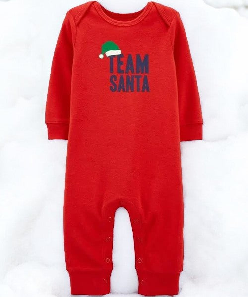 Carter's Team Santa One Piece Sleep and Play