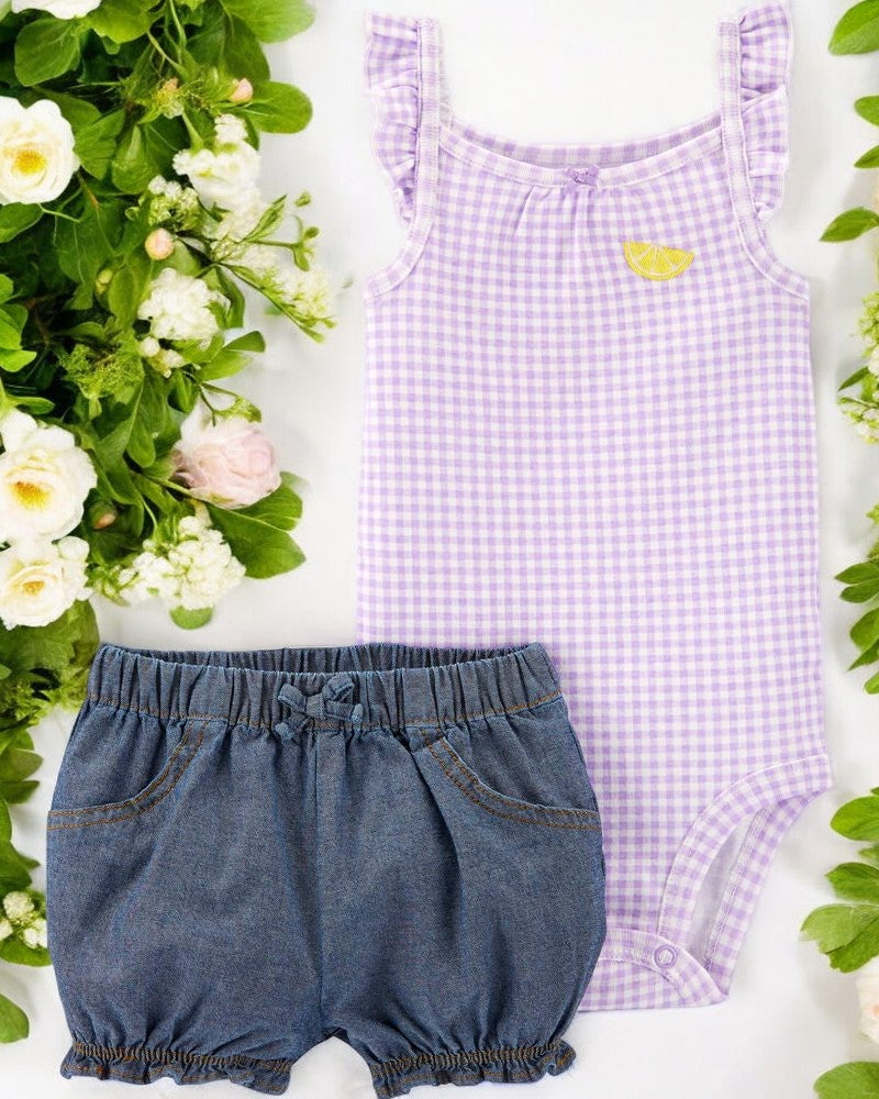 Carter's Bodysuit and Short Set