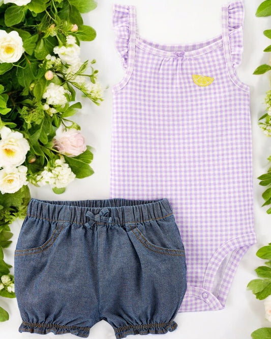Carter's Bodysuit and Short Set