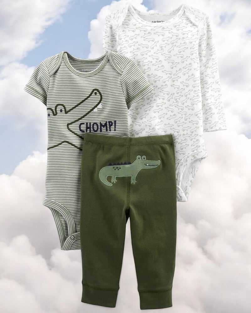 Carter's 'Chomp" Three Piece Set