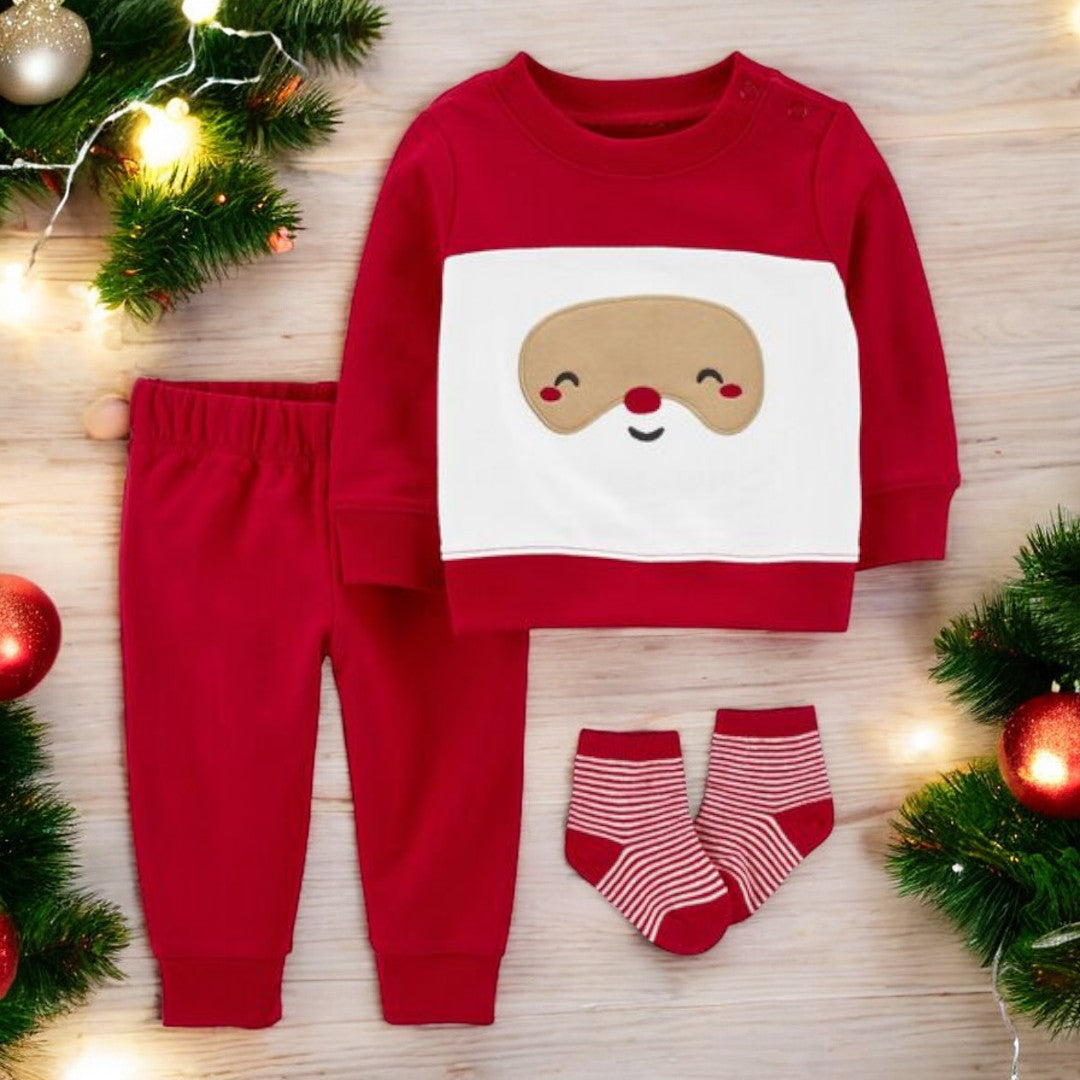 Carter's Santa Three Piece Set
