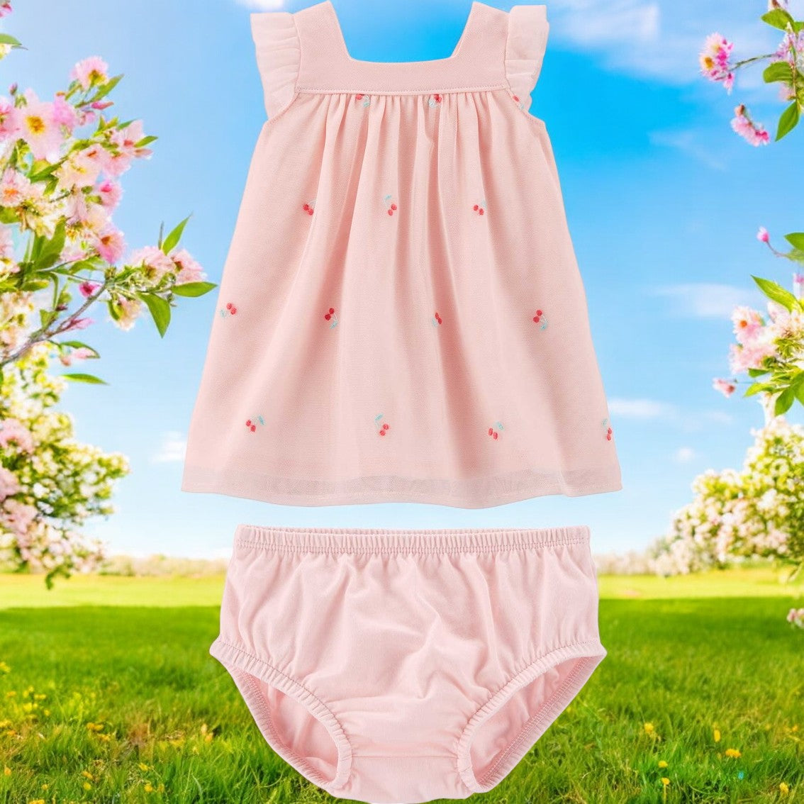 Carter's Cherry Tulle Dress