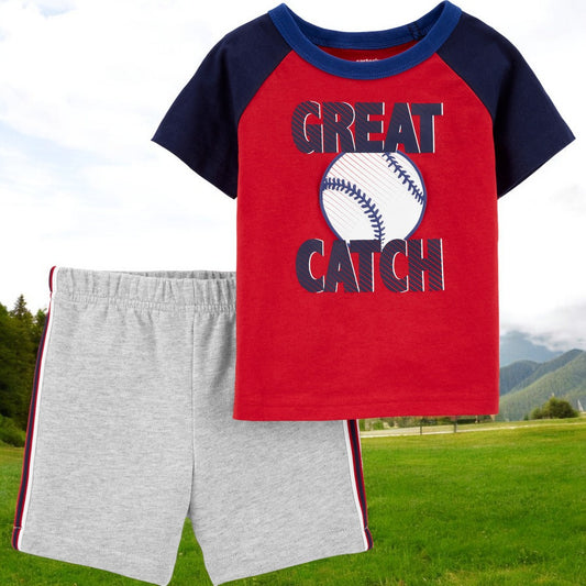 Carter's "Great Catch" Two Piece Short Set