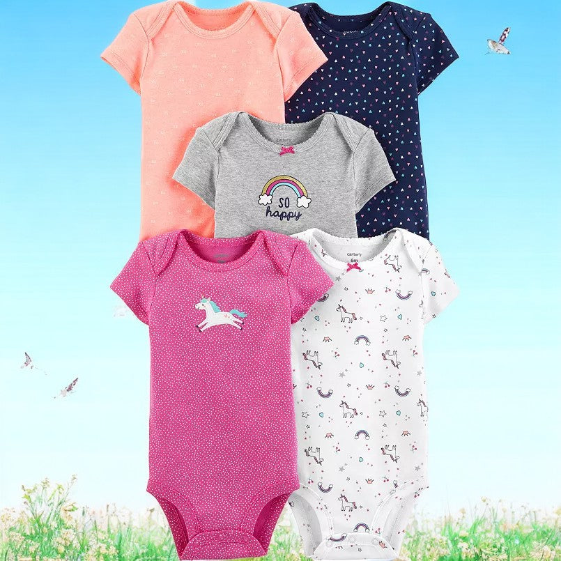 Carter's 5-pack Unicorn Original Bodysuits