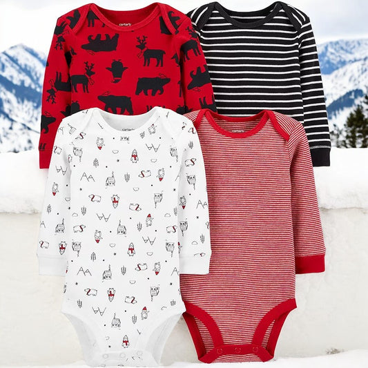 Carter's "Winter Wonderland" Four Piece Bodysuit Set