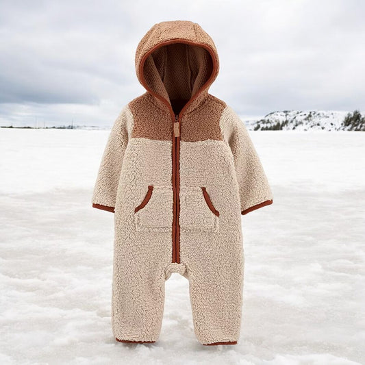 Carter's Boys Zip Hooded Fleece Coverall Jumpsuit