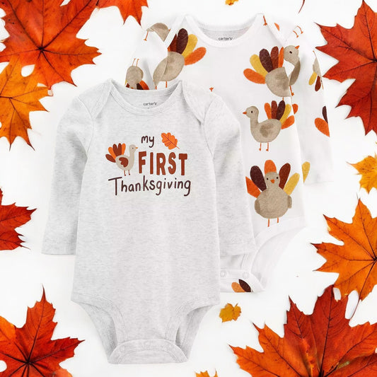 Carter's "My First Thanksgiving" Bodysuit Set