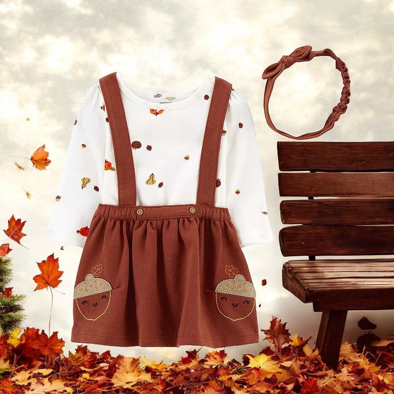 Carter's Girls Fall Three Piece Dress Set