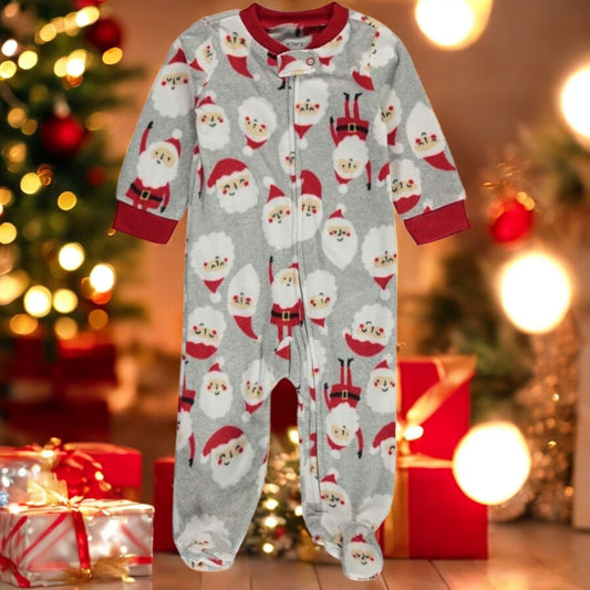 Carter's Boys Santa Clause One Piece Fleece Pajama
