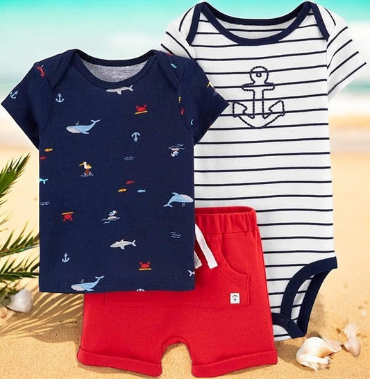 Carter's Anchor Beach Three Piece Set