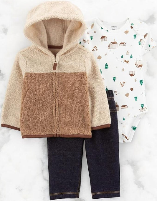 Carter's Winter Bear Three Piece Set