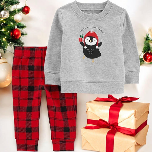 Carter's "Santa's Little Helper" Two Piece Set