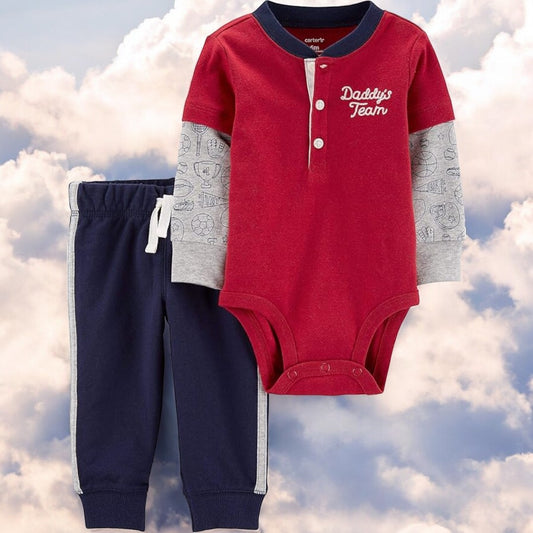Carter's Boys Daddy's Team" Two Piece Set