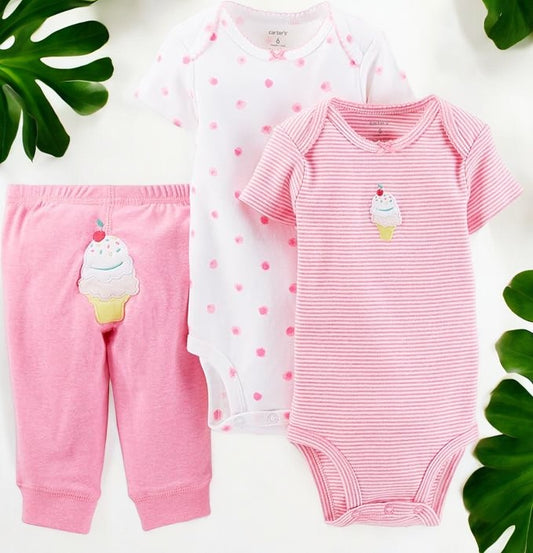 Carter's Three Piece Sundae Set