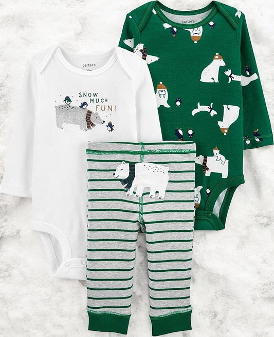 Carter's Three Piece "Polar Bear" Set