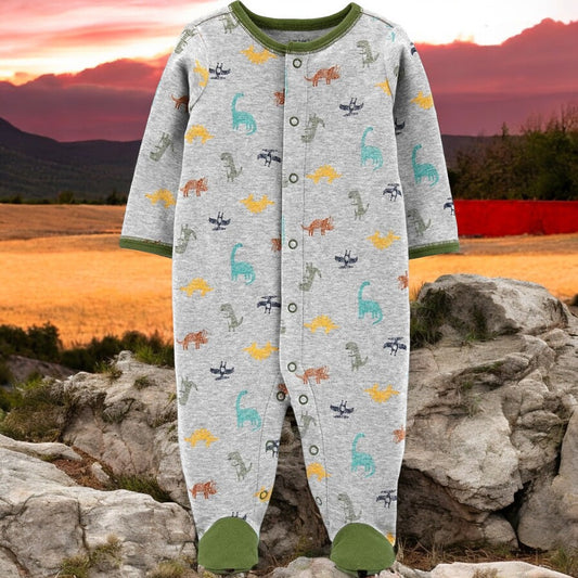 Carter's Dinosaur One Piece Footed Pajama