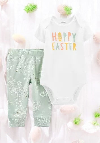 Carter's Boys "Hoppy Easter" Two Piece Set