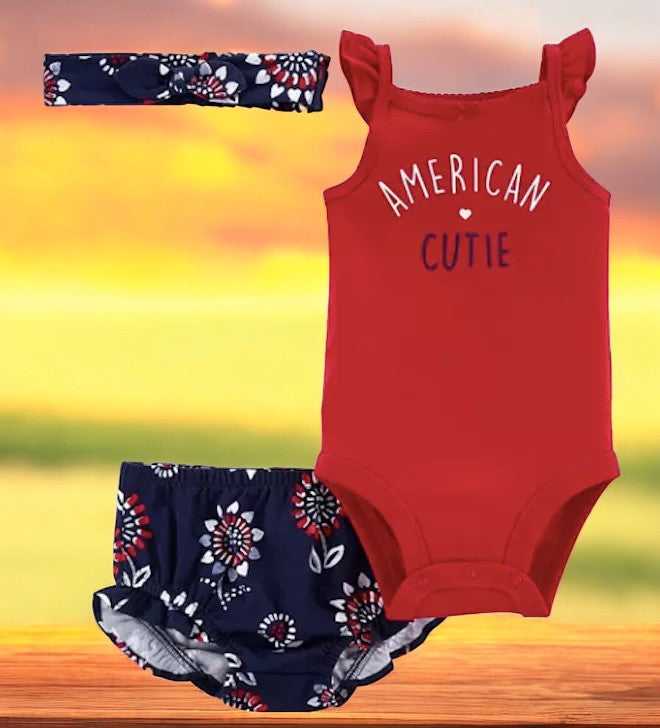 Carter's American Cutie Three Piece Set