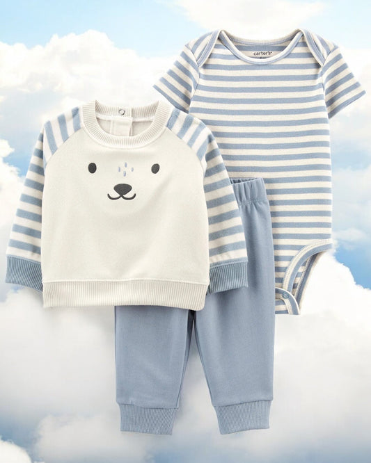 Carter's Teddy Bear Three Piece Set