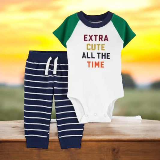 Carter's "Extra Cute All The Time" Two Piece Set