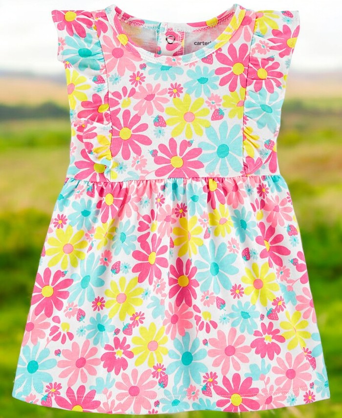 Carter's Girls Floral Two Piece Dress Set