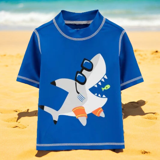 Carter's Boys Shark Theme Rash guard