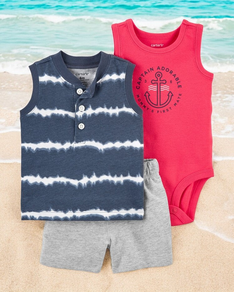 Carter's "Captain Adorable" Three Piece Set