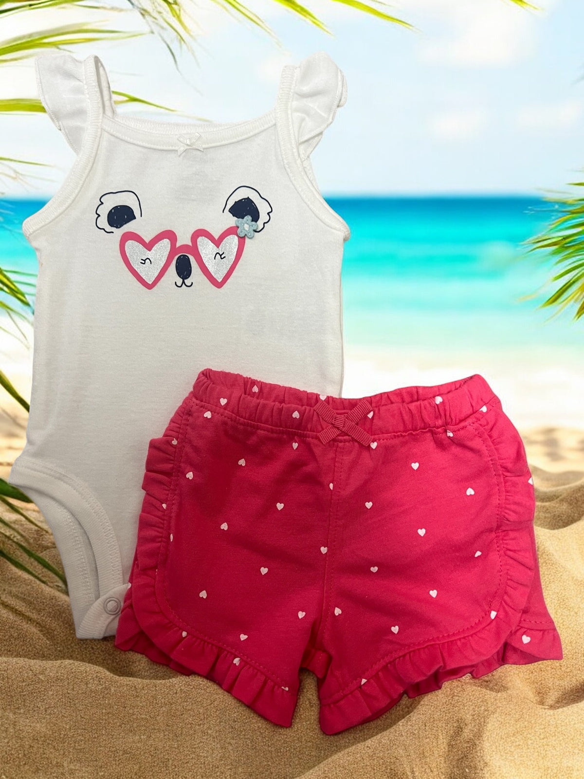 Carter's Summer Bear Short Set