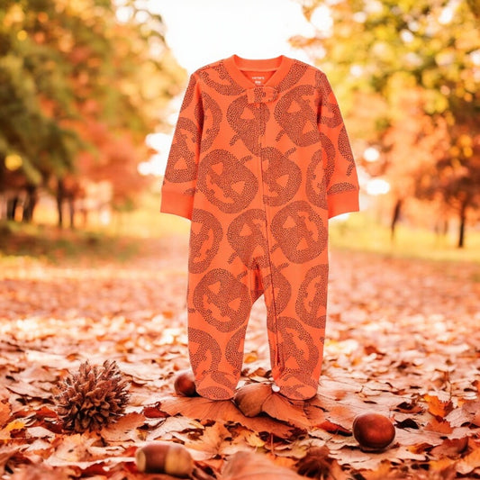 Carter's Jack O Lantern One Piece Footed Pajama