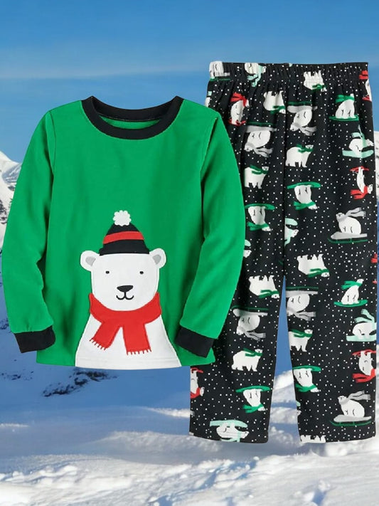 Carter's Boys 'Polar Bear" Two Piece Fleece Pajama