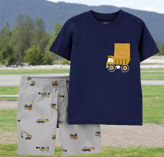 Carter's Construction Two Piece Short Set