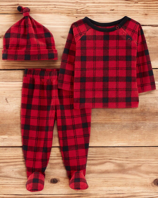 Carter's Buffalo Plaid Three Piece Set